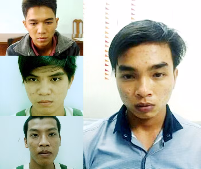 4 đối tượng cướp giật gây chết người bị bắt giữ tại cơ quan công an