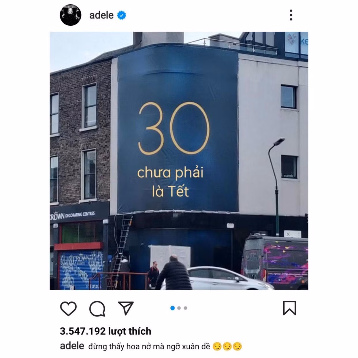 Chị Dẹo chỉ muốn nói là "30 chưa phải là Tết" nha các em! (Nguồn: Heart US-UK)