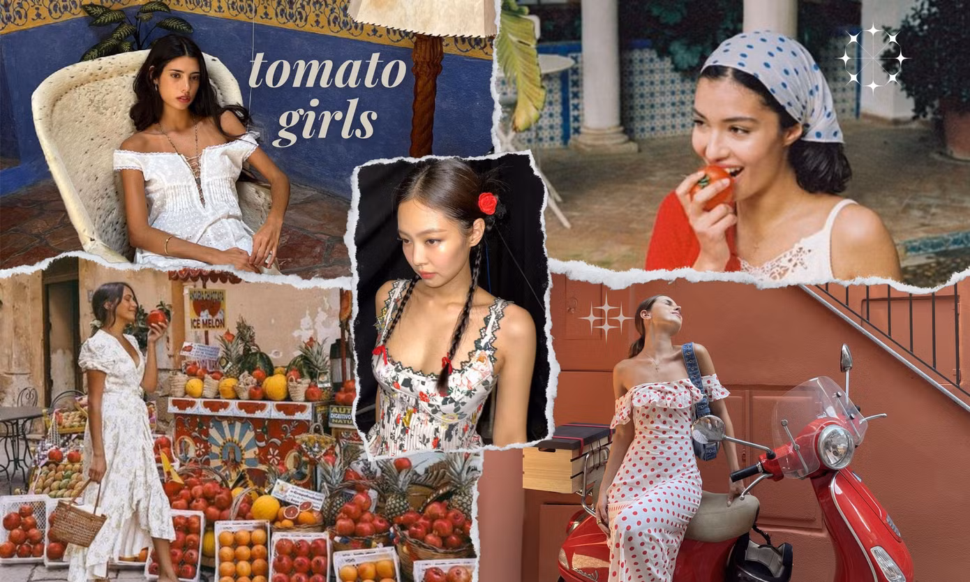 Xu hướng Tomato girl với gần 22 triệu lượt xem trên TikTok khuấy đảo Hè 2023.