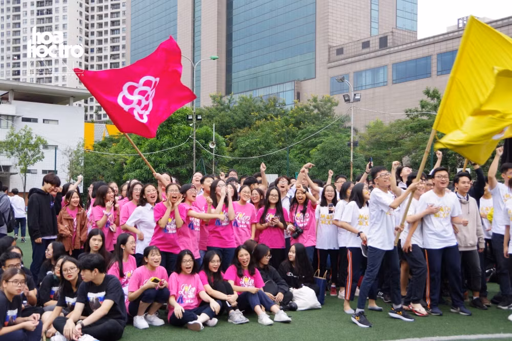 Học sinh trường THPT Hà Nội - Amsterdam cháy hết mình trong Ngày hội Thể thao 2020 ảnh 8
