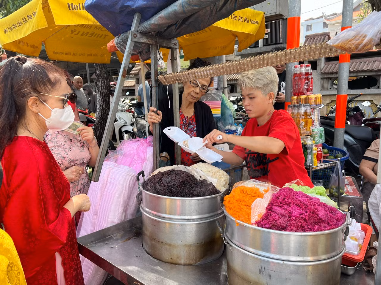 Xe xôi đắt khách ăn chay Xe xôi đắt khách ăn chay