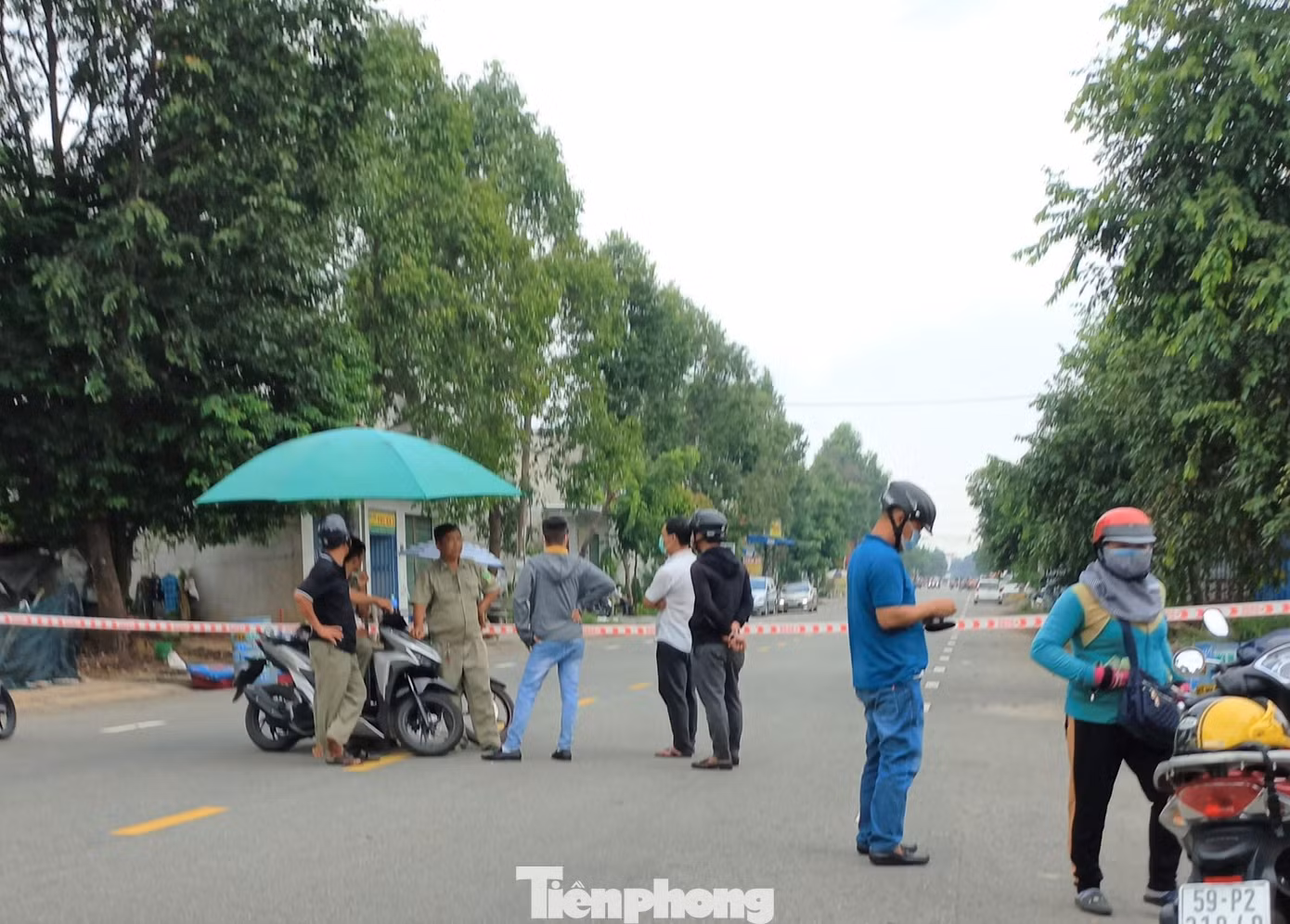 Công an phong tỏa hiện trường