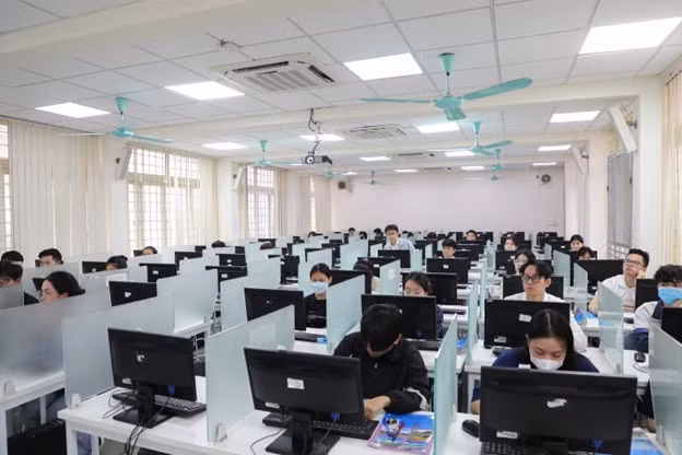 Thí sinh thi đánh giá năng lực năm 2024.