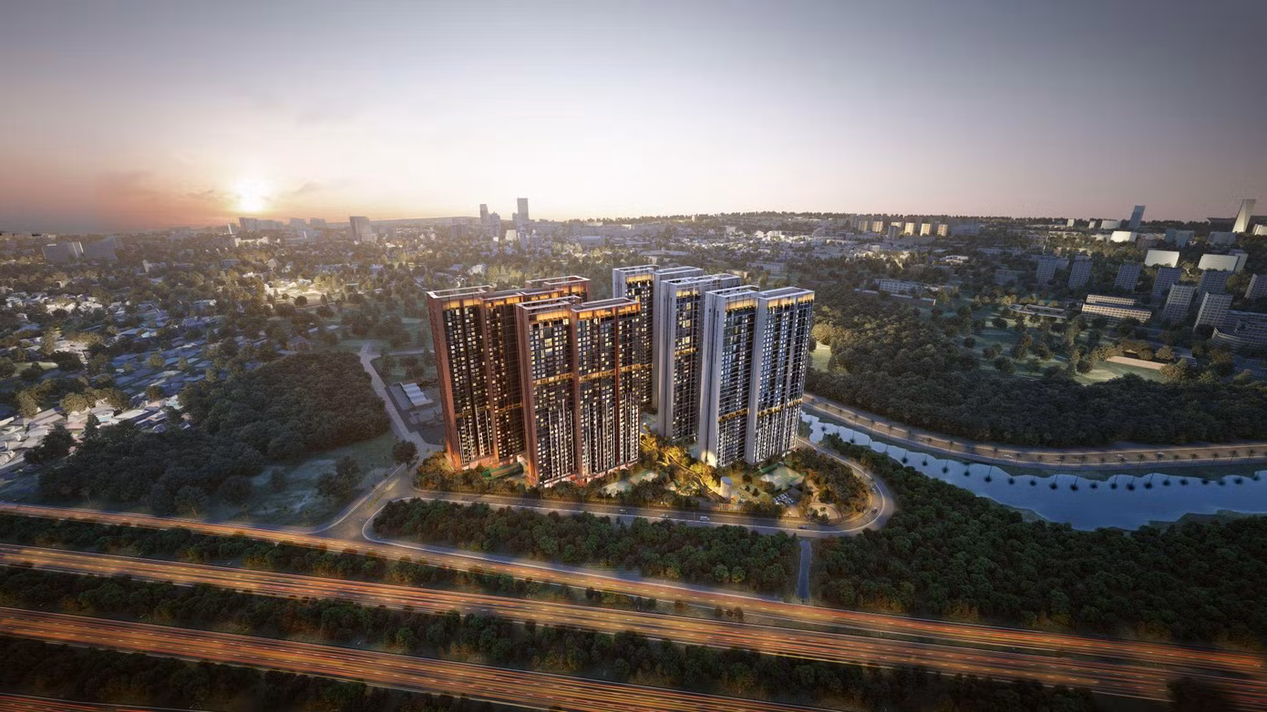 Một trong những lợi thế đắt giá của Lumi Signature nằm ở vị trí “vàng” kết nối đa phương, kế cận ngàn tiện ích (Ảnh phối cảnh)