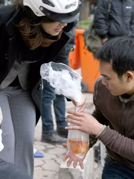 Nhờ người khác phóng sinh