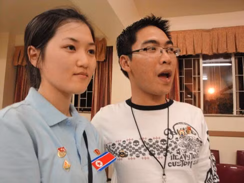 Hotgilr Triều Tiên và chàng trai Việt