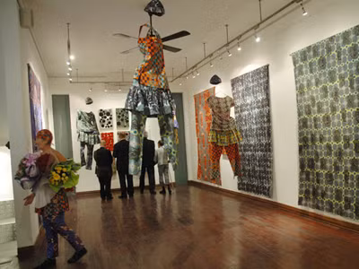 Một góc phòng triển lãm của M. Nurmi (2011)