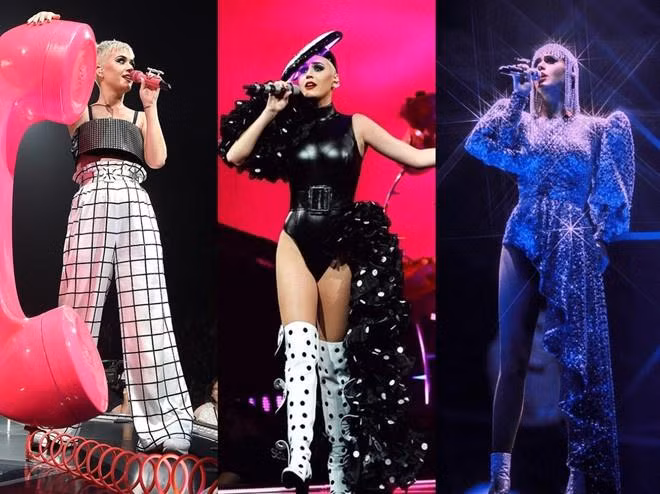 Riêng Katy Perry đã diện tới 9 sản phẩm của NTK Công Trí từ 2017 đến 2019.