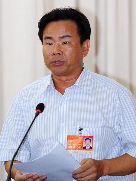 Thị trưởng Tiêu Kiệt (Xiao Jie) của cái gọi là “thành phố Tam Sa”. Ảnh: AP