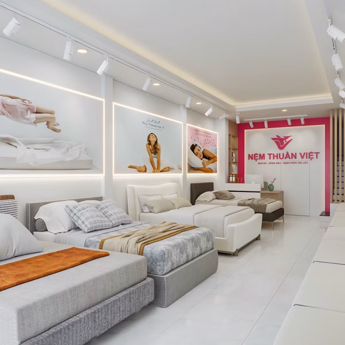 Cửa hàng mô hình Mini Store tại Nệm Thuần Việt