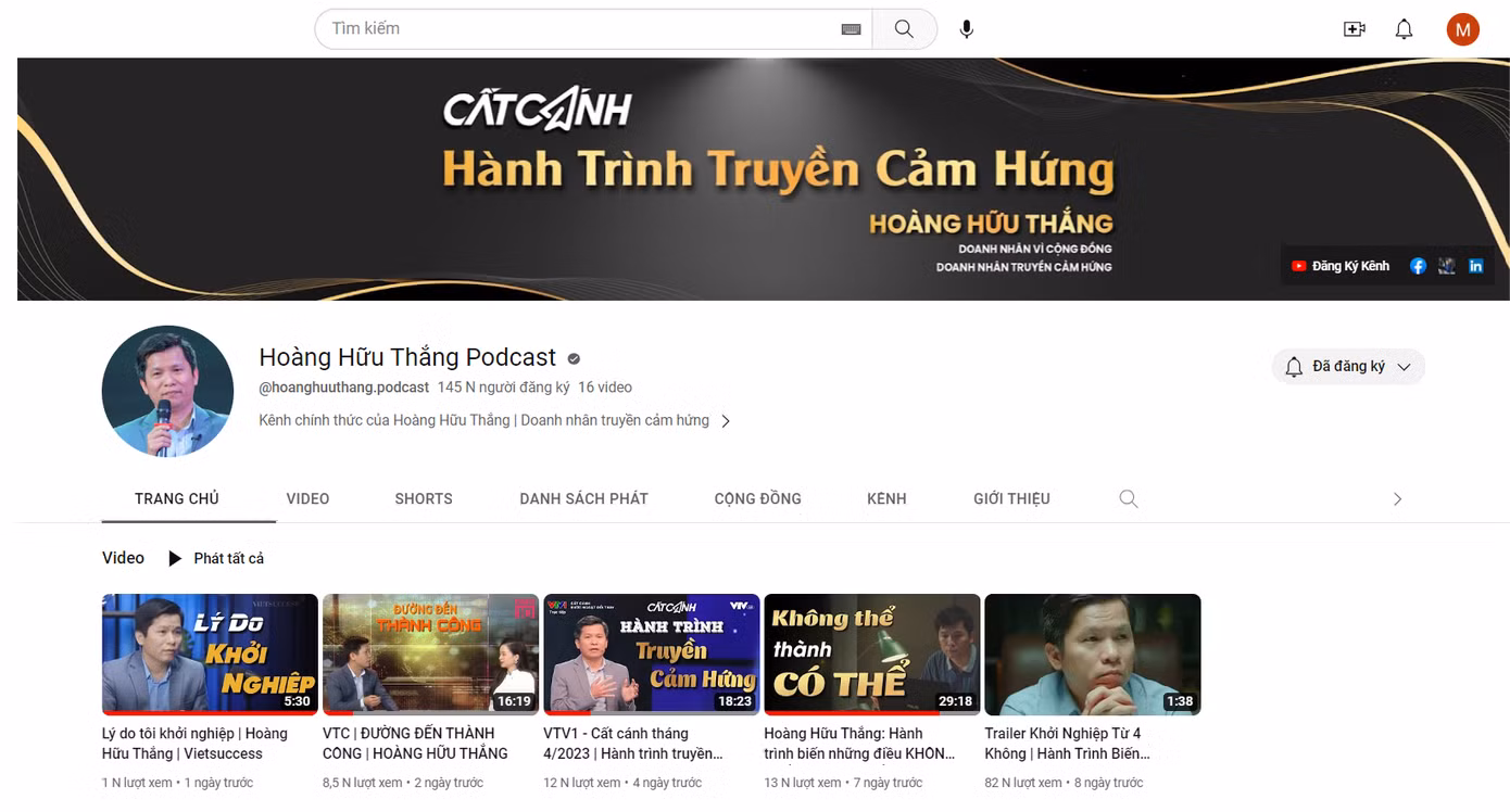 Chính cách chia sẻ tâm huyết, chân thành từ những trải nghiệm thực chiến và sát với thực tế đã thu hút được rất nhiều sự quan tâm của cộng đồng và xã hội.