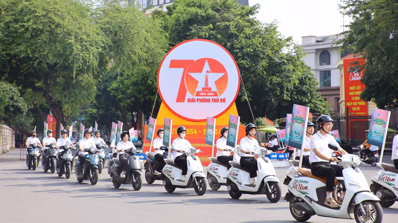 Roadshow sáng 28/9 cũng là một trong những sáng kiến của Ban tổ chức Ngày Thẻ Việt Nam 2024 nhằm lan tỏa ý nghĩa của hội thảo do UBND TP. Hà Nội đồng chỉ đạo nội dung, là một trong những hoạt động hướng tới kỷ niệm 70 năm giải phóng Thủ đô.