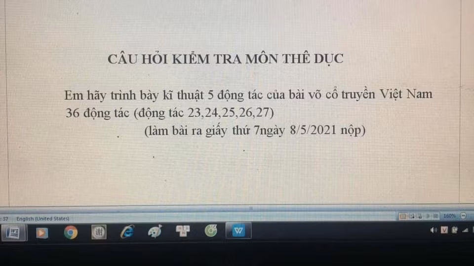 Kiểm tra Thể dục... qua giấy khiến nhiều bạn teen "gãi đầu gãi tai" vì bối rối. Kiểm tra Thể dục... qua giấy khiến nhiều bạn teen "gãi đầu gãi tai" vì bối rối.