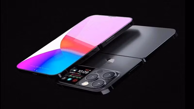 Mong muốn của người dùng về dòng điện thoại iPhone gập sang trọng. (Ảnh: Yankodesign)