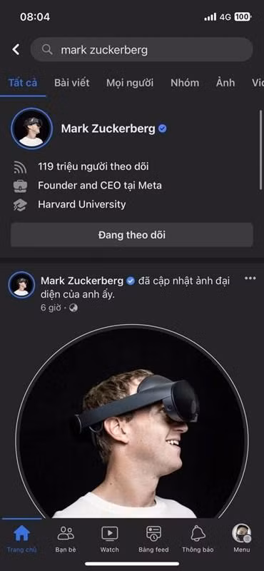 Ngay cả Mark Zuckerberg cũng không ngoại lệ. Ngay cả Mark Zuckerberg cũng không ngoại lệ.