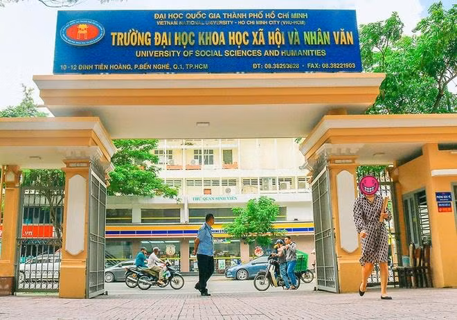 Trường Đại học Khoa học Xã hội và Nhân văn TP.HCM là ngôi trường mà tân Hoa hậu Hòa bình Thế giới 2021 Thùy Tiên từng theo học. Ảnh tổng hợp từ Internet Trường Đại học Khoa học Xã hội và Nhân văn TP.HCM là ngôi trường mà tân Hoa hậu Hòa bình Thế giới 2021 Thùy Tiên từng theo học. Ảnh tổng hợp từ Internet