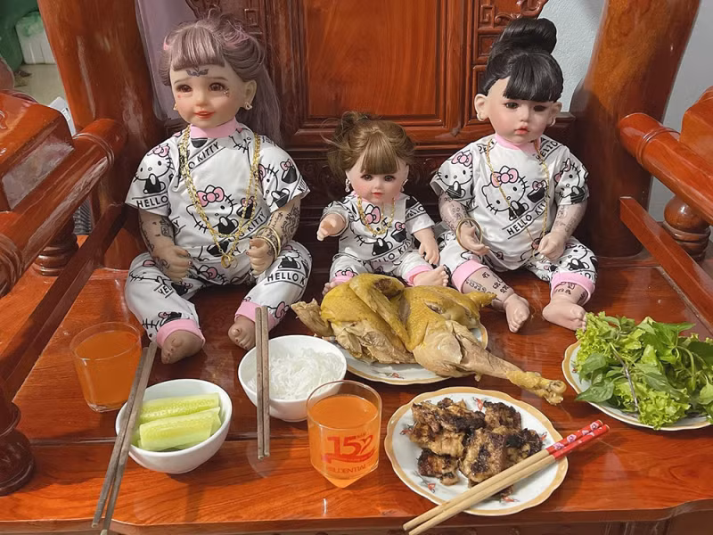Búp bê Kuman Thong. (Ảnh: CAND)