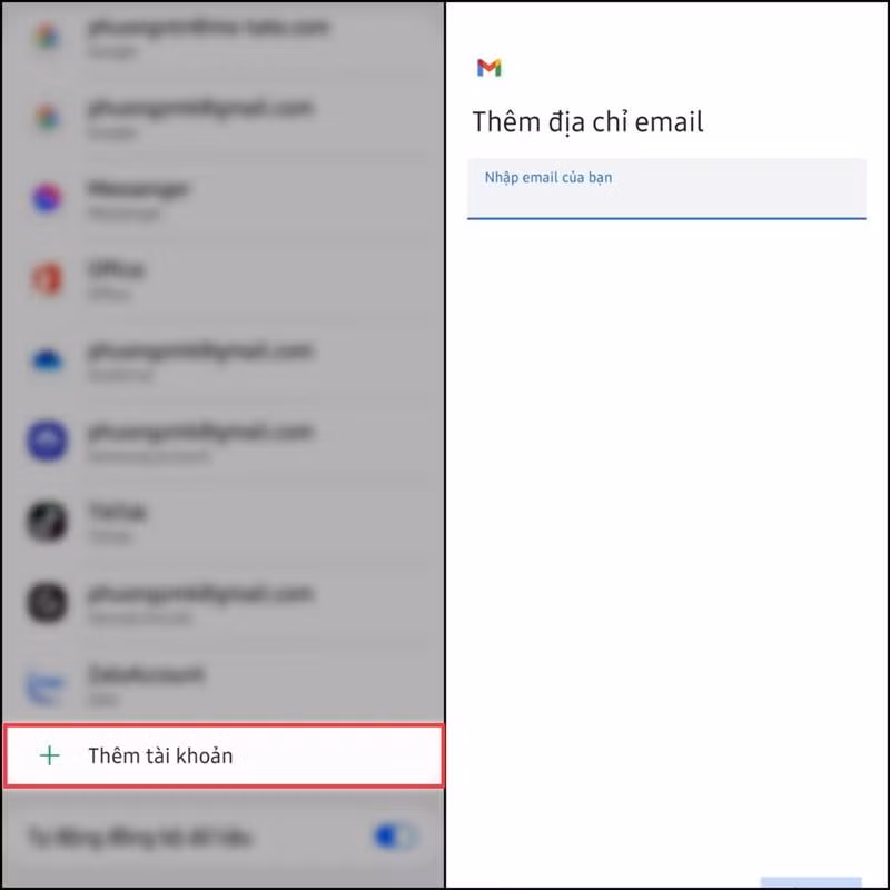 Bạn thử nhập lại email của mình vào đây.