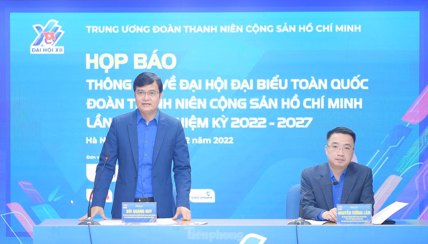 Buổi họp báo thông tin đại hội diễn ra tại trụ sở cơ quan T.Ư Đoàn. (Ảnh: Xuân Tùng/ TPO)