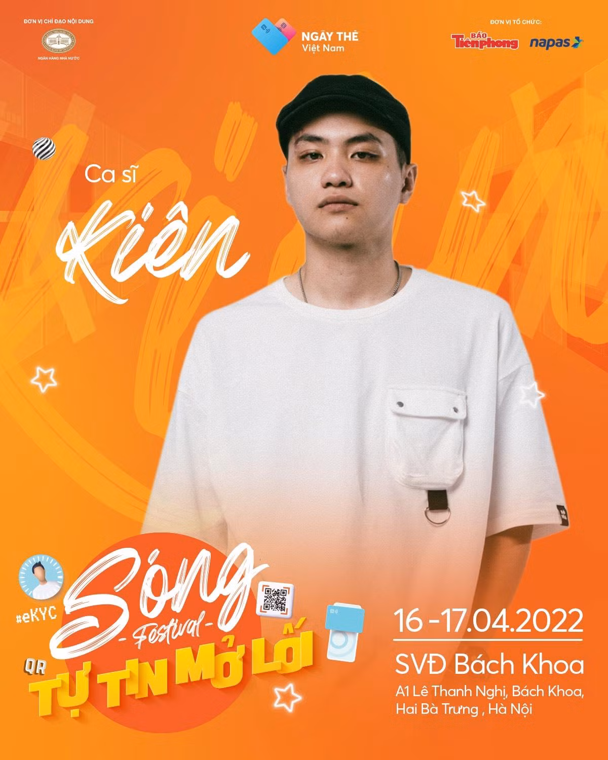 Chàng ca sĩ trẻ Kiên (tác giả của bản hit Cung đàn vỡ đôi do Chi Pu thể hiện) cũng sẽ có mặt tại Sóng Festival 2022. Chàng ca sĩ trẻ Kiên (tác giả của bản hit Cung đàn vỡ đôi do Chi Pu thể hiện) cũng sẽ có mặt tại Sóng Festival 2022.