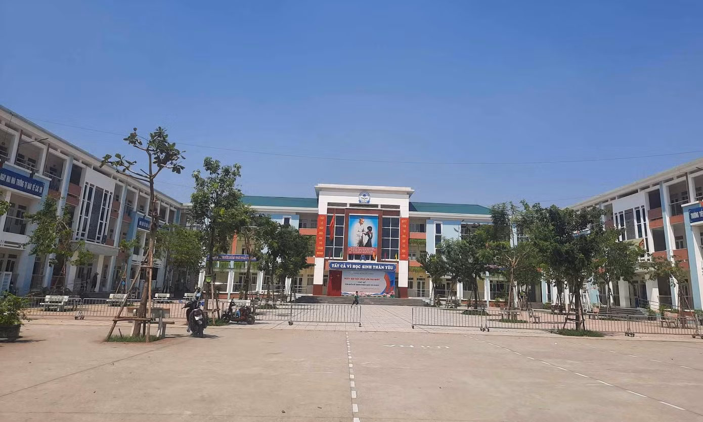 Trường Tiểu học Ngô Thì Nhậm (huyện Thanh Trì, Hà Nội). (Ảnh: N.T) Trường Tiểu học Ngô Thì Nhậm (huyện Thanh Trì, Hà Nội). (Ảnh: N.T)
