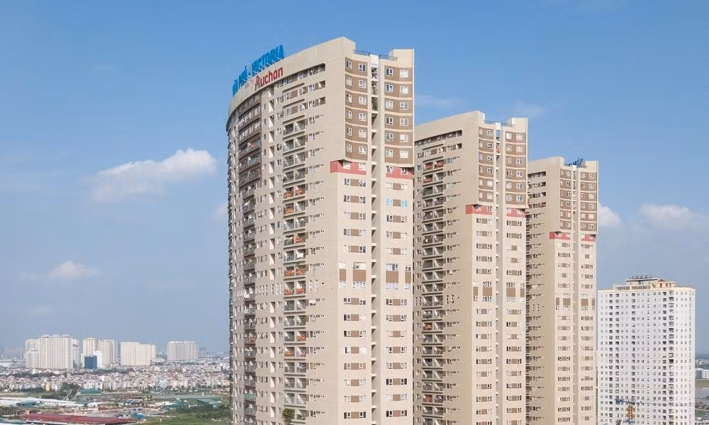 Chung cư Văn Phú Victoria - nơi xảy ra vụ việc.