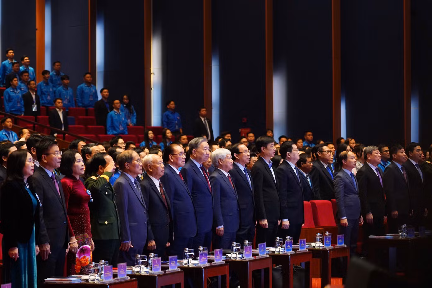 Các đồng chí lãnh đạo tham dự Đại hội. Các đồng chí lãnh đạo tham dự Đại hội.