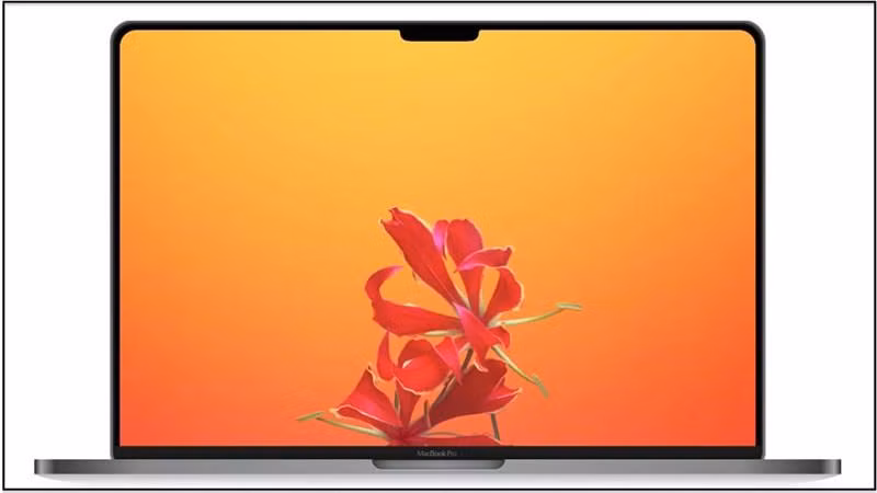 Hình ảnh render Macbook Pro thế hệ mới sở hữu tai thỏ (Ảnh: Techradar)