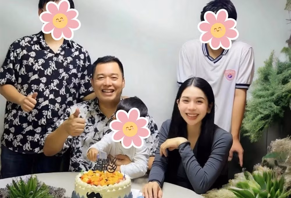 Gia đình Hằng Du Mục thời điểm còn yên ấm, hạnh phúc.