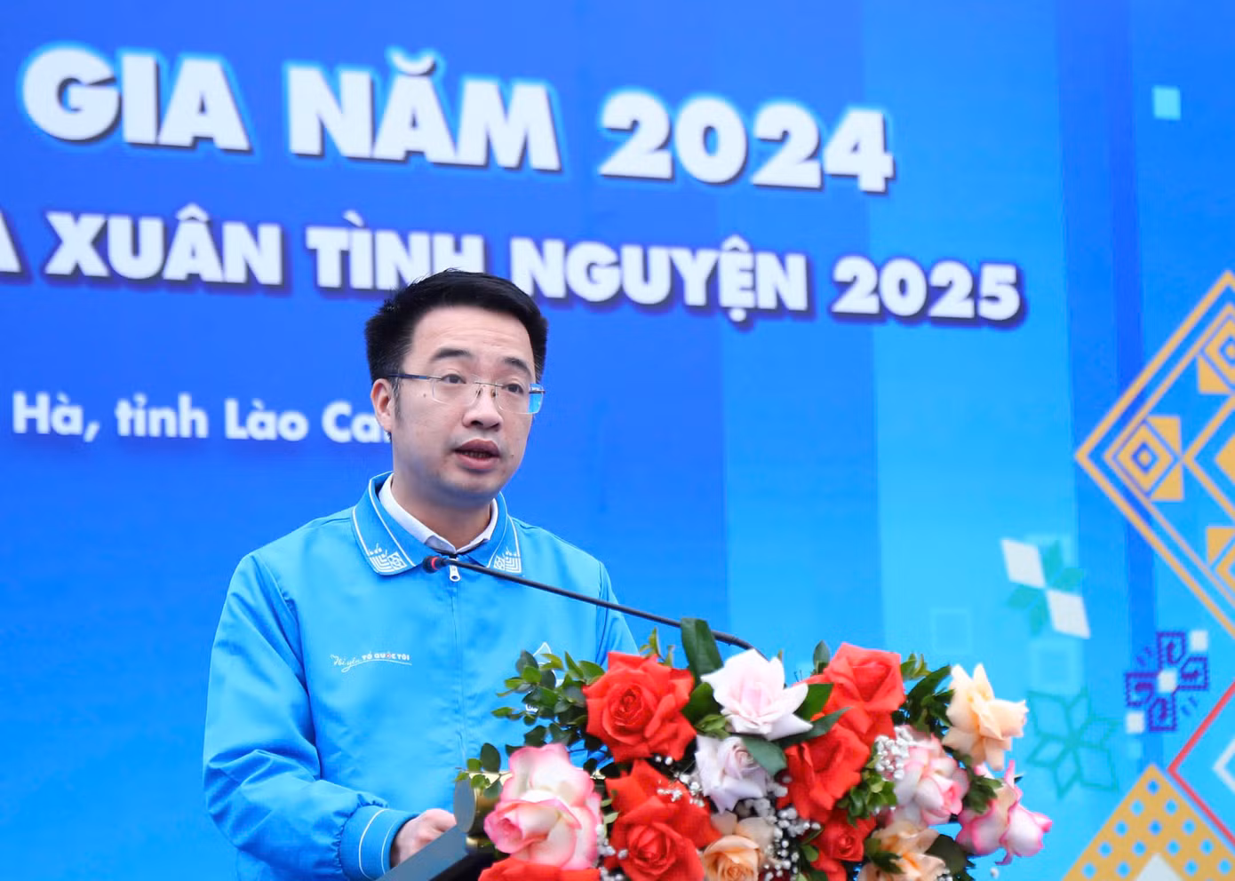 Đồng chí Nguyễn Tường Lâm phát biểu khai mạc ngày hội.