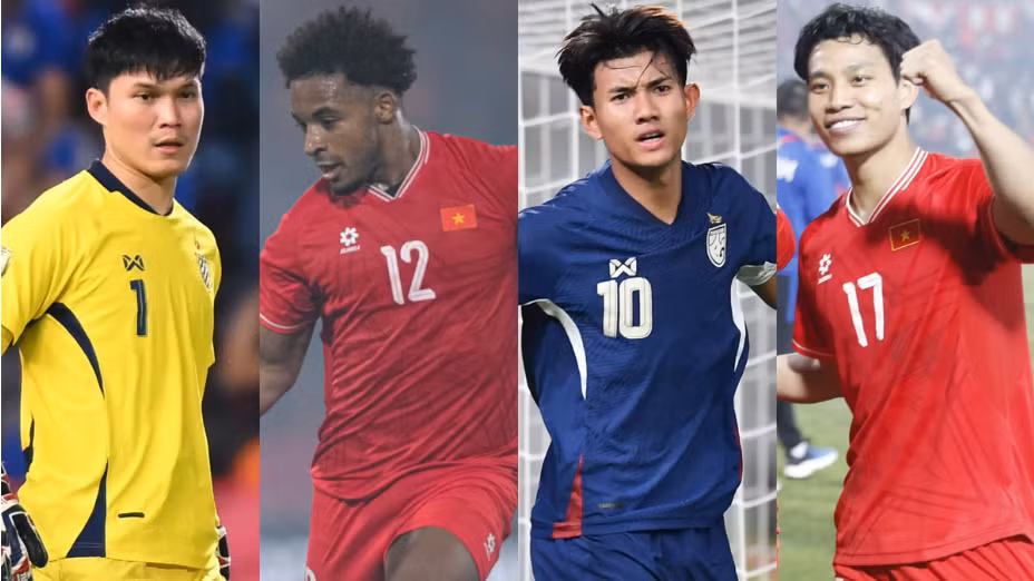 Top 4 cầu thủ xuất sắc nhất trận chung kết lượt đi AFF Cup 2024. Top 4 cầu thủ xuất sắc nhất trận chung kết lượt đi AFF Cup 2024.