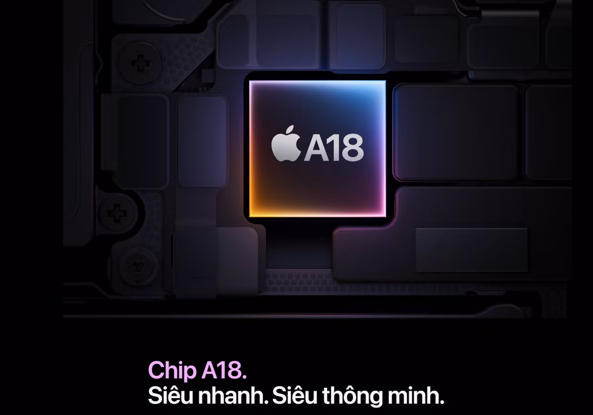 iPhone 16 sử dụng chip Apple A18 mạnh mẽ. (Ảnh: Apple) iPhone 16 sử dụng chip Apple A18 mạnh mẽ. (Ảnh: Apple)