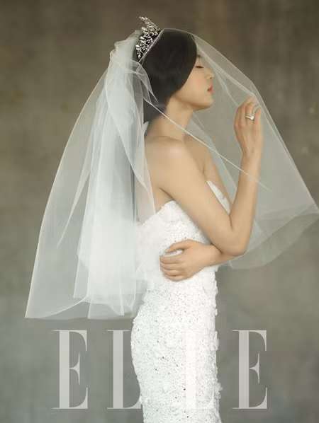 Cô dâu Jun Ji Hyun tạp chí Elle