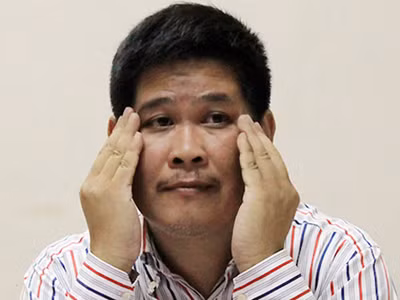 Nghệ sĩ Phước Sang, chủ hãng phim cùng tên, hãng phim có tiếng ở TPHCM.