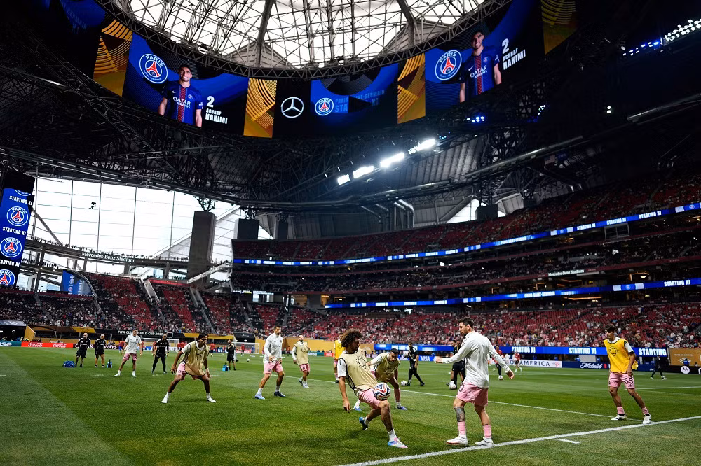 Inter Miami khó lòng tạo bất ngờ trước PSG. Ảnh: AP Inter Miami khó lòng tạo bất ngờ trước PSG. Ảnh: AP
