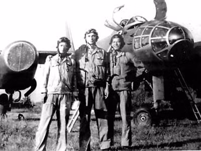 Một trong hai chiếc IL-28 thực hiện nhiệm vụ đánh địch trên đất bạn Lào