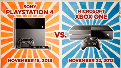 Thế giới game nóng lên Xbox One của Microsoft và Play Station 4 của Sony