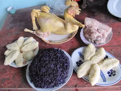 Đồ mặn không thể thiếu trong lễ thanh minh