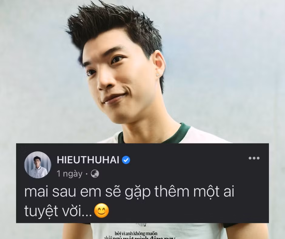HIEUTHUHAI làm "dậy sóng" MXH bởi dòng trạng thái ẩn ý.