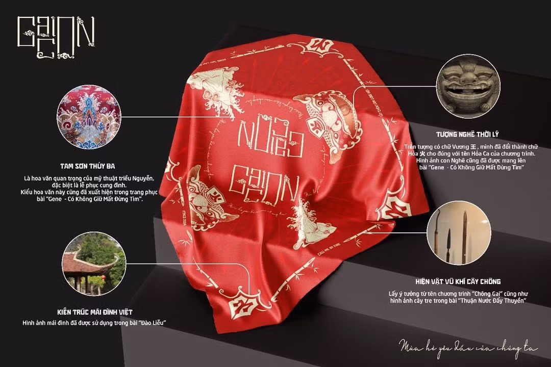 Bandana Gai Con được tạo ra với concept mang đậm tinh thần văn hóa Việt.