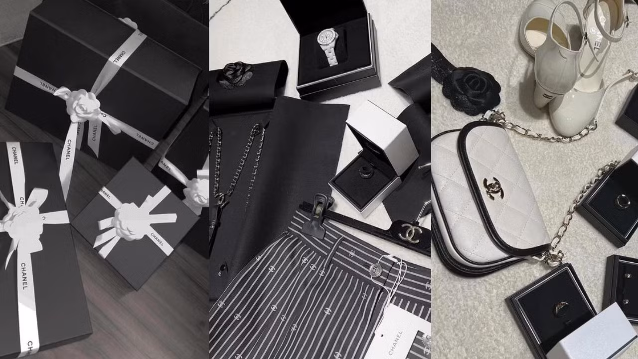 Có thể thấy, người đẹp 9X là "fan cứng" của nhà mốt Chanel.
