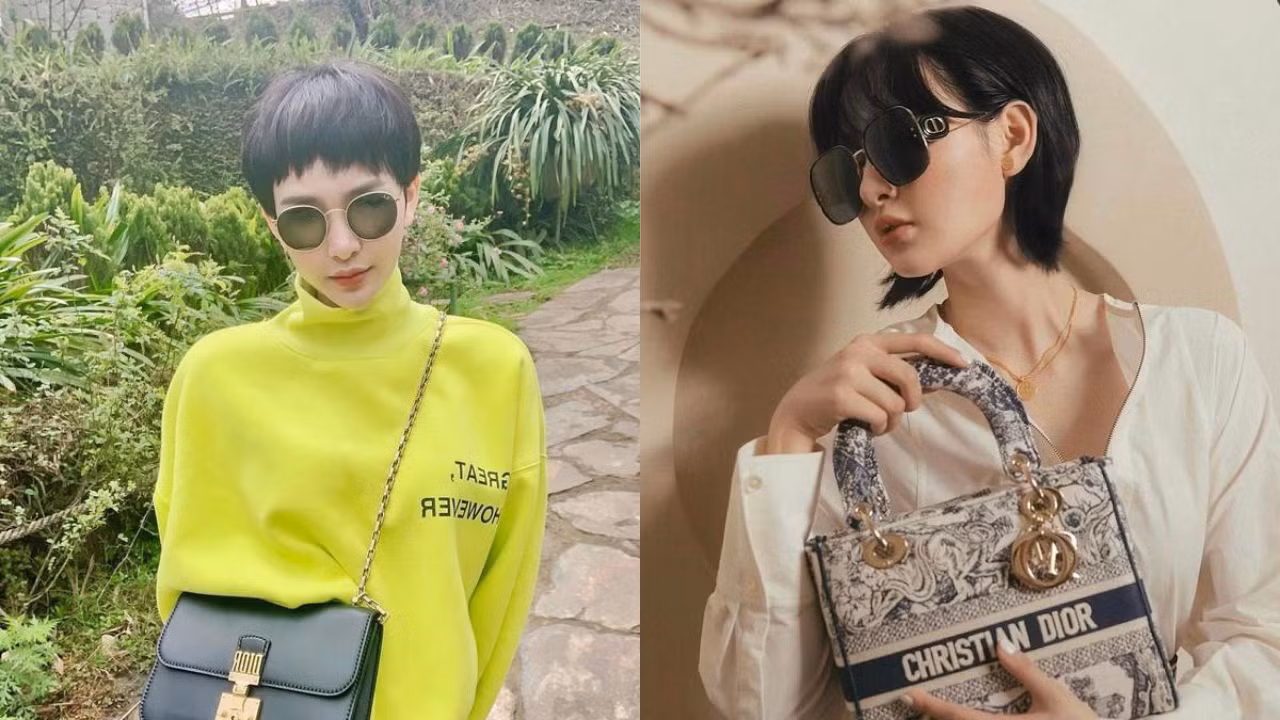 Nàng ca sĩ Gen Z cũng là một "tín đồ" của túi Dior.
