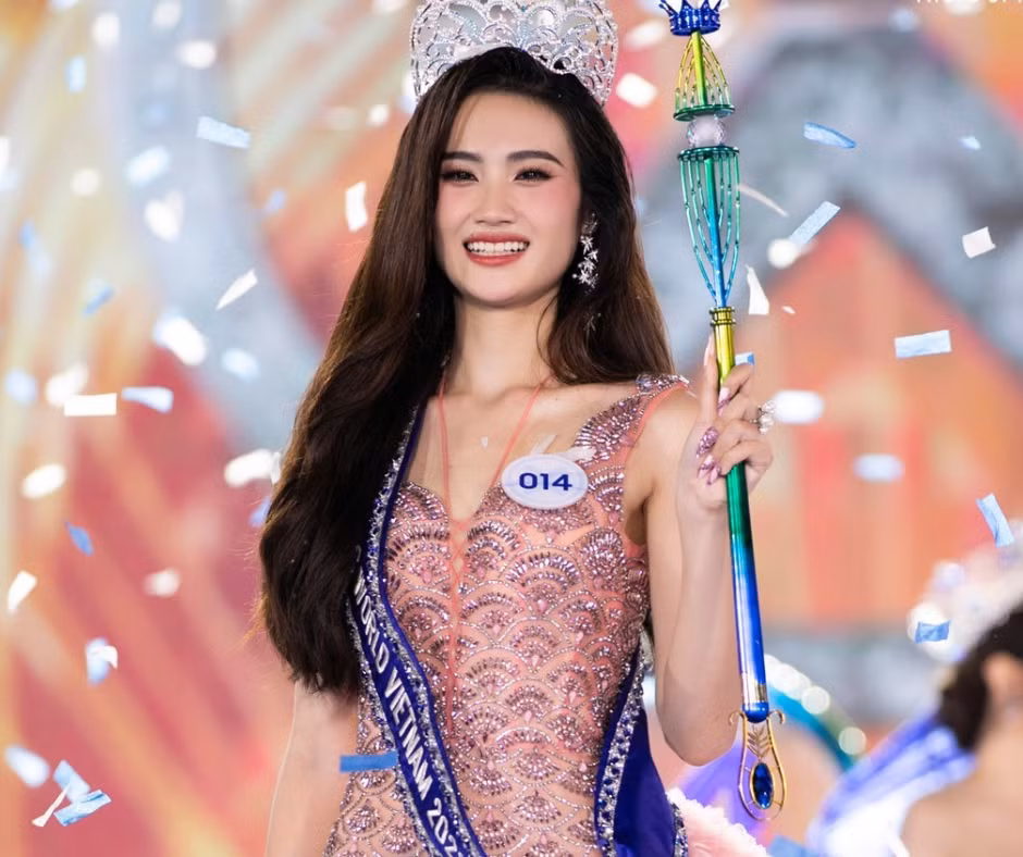 Vẻ đẹp ngọt ngào của Tân Hoa hậu Thế giới Việt Nam 2023.