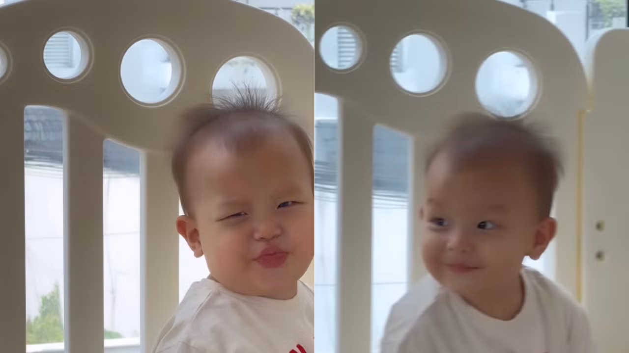 Nhóc tỳ nhà Hà Hồ không hổ danh là "chúa hề" trong dàn hot kids nhà sao Việt. Nhóc tỳ nhà Hà Hồ không hổ danh là "chúa hề" trong dàn hot kids nhà sao Việt.