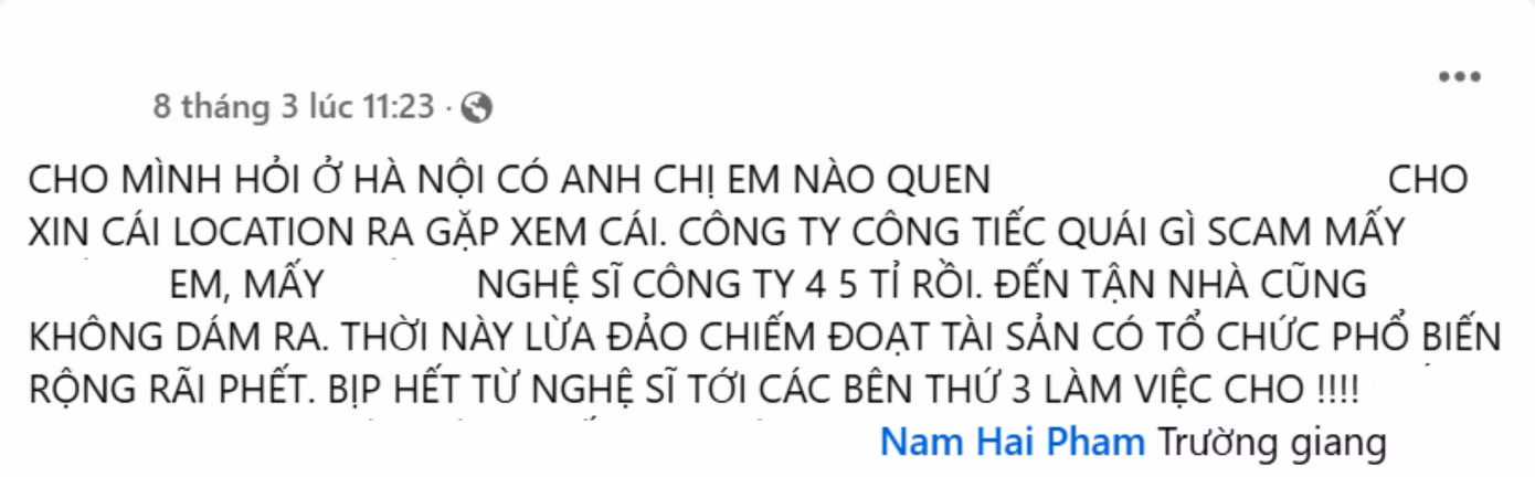 Bài viết tố quản lý của 2 nam rapper gây xôn xao.