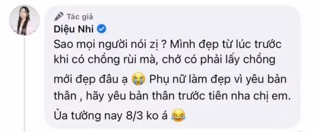 Câu trả lời hài hước nhưng không kém phần thuyết phục của Diệu Nhi.