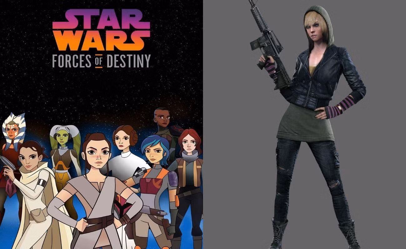 Cô từng tham gia lồng tiếng trong series hoạt hình Star Wars: Forces of Destiny của Disney Channel, Dead Rising 3 (vai Annie)...