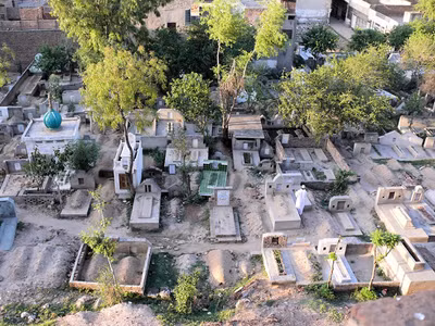 Nghĩa địa Sheikhupura ở Pakistan	Ảnh: Arnim Schulz