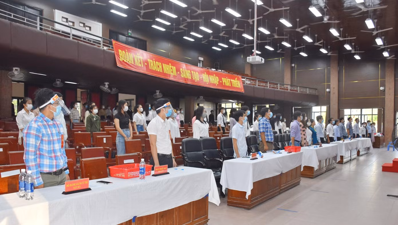 Khai mạc bầu cử tại trường ĐH Sư phạm (ĐH Huế).