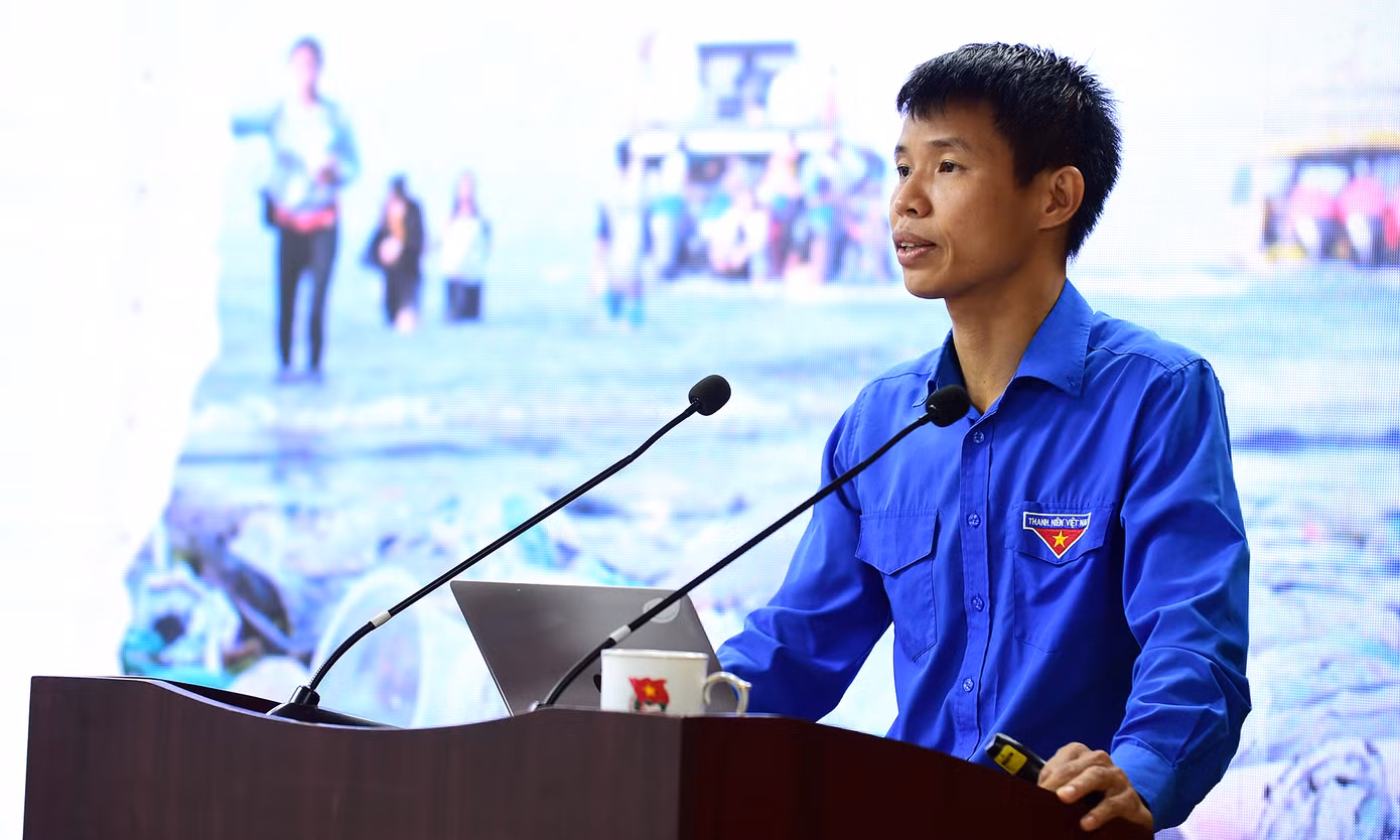 Anh Vũ Minh Thảo chia sẻ tại chương trình. Ảnh: Xuân Tùng